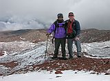 Ecuador Chimborazo 04-07 Eusubio And Jerome Ryan 30 Minutes Beyond Whymper Refuge